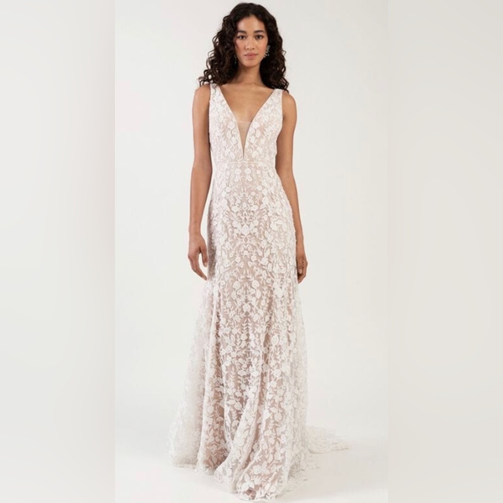 Jenny Yoo - Carson Beaded Dress - fits US size 6 or M . Not bridal size